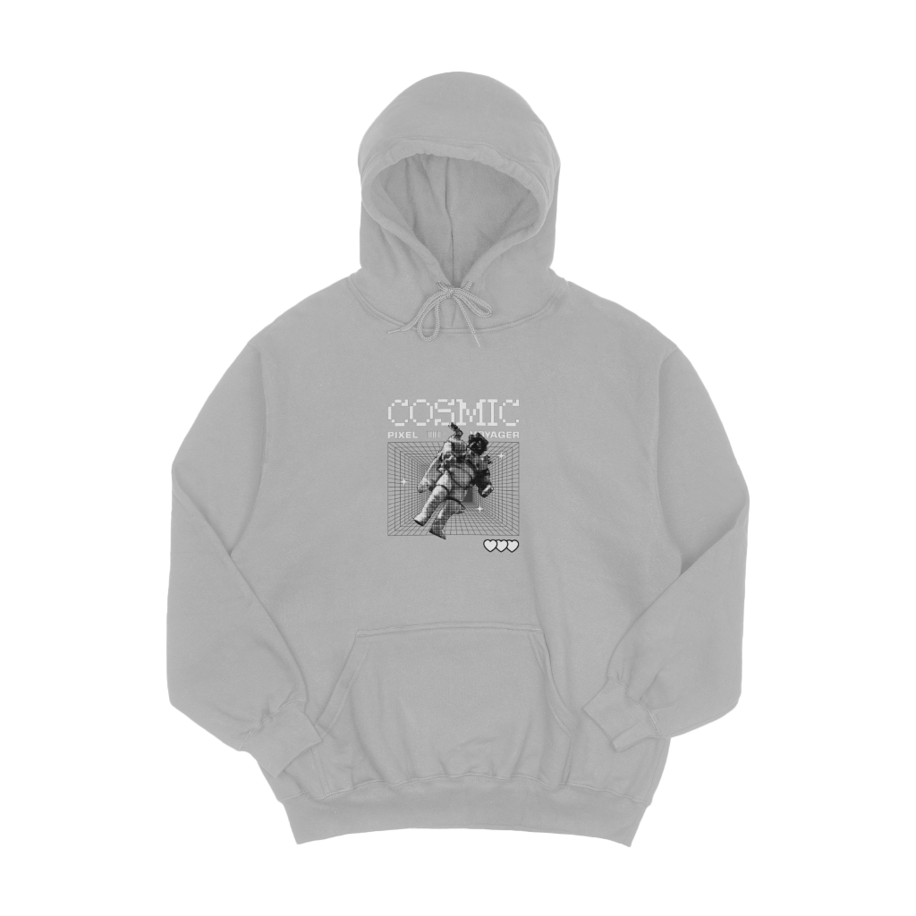 Cosmic Pixel Voyager Fit Hoodie
