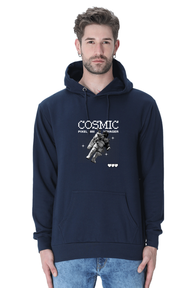 Cosmic Pixel Voyager Fit Hoodie