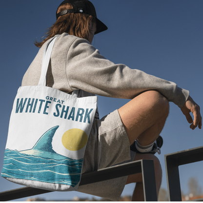 Great White Shark Tote Bag