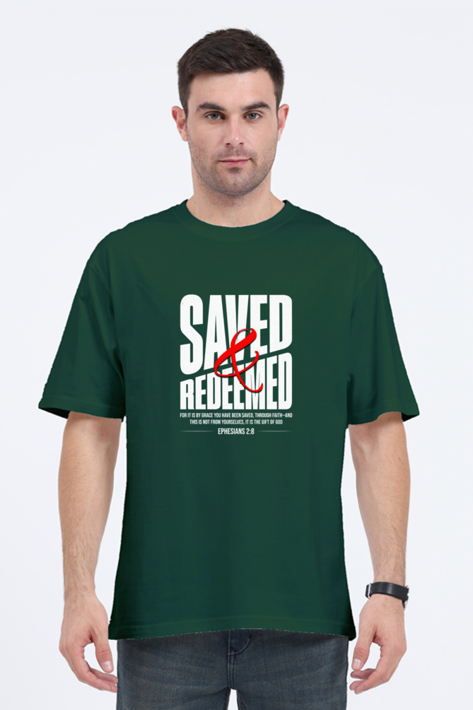 Saved & Redeemed Classic Oversized T-Shirt