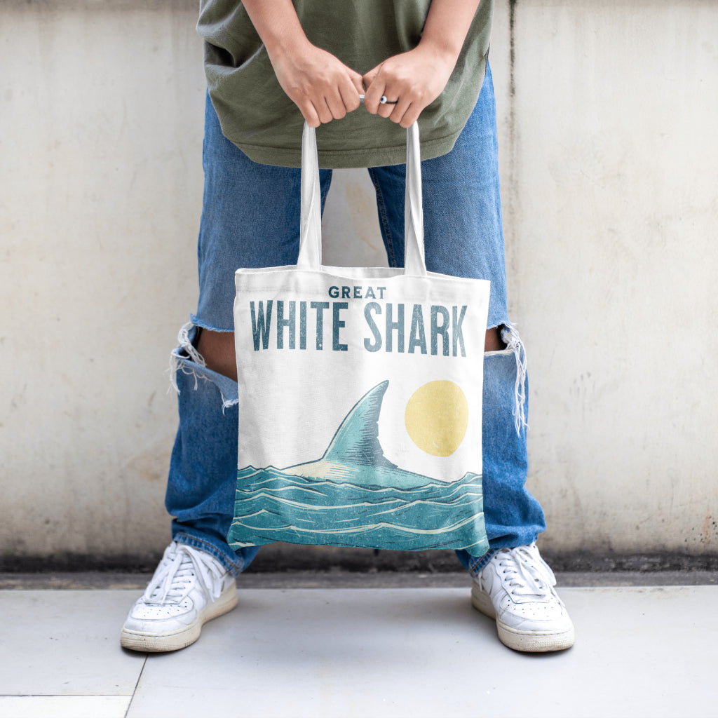 Great White Shark Tote Bag