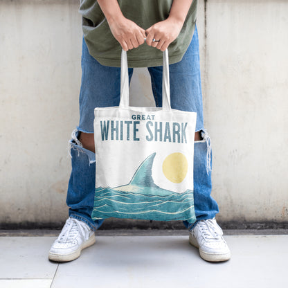 Great White Shark Tote Bag