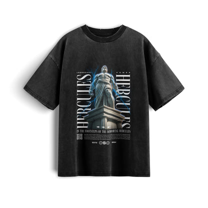 Hercules Acid Wash Oversized Tees