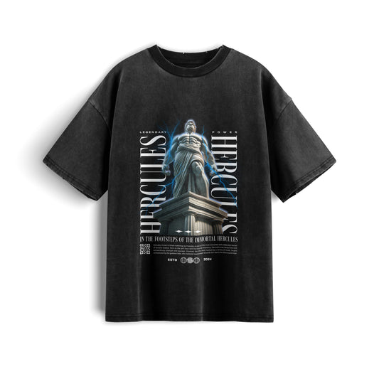 Hercules Acid Wash Oversized Tees
