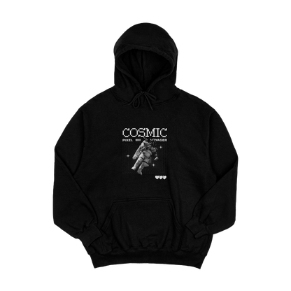 Cosmic Pixel Voyager Fit Hoodie