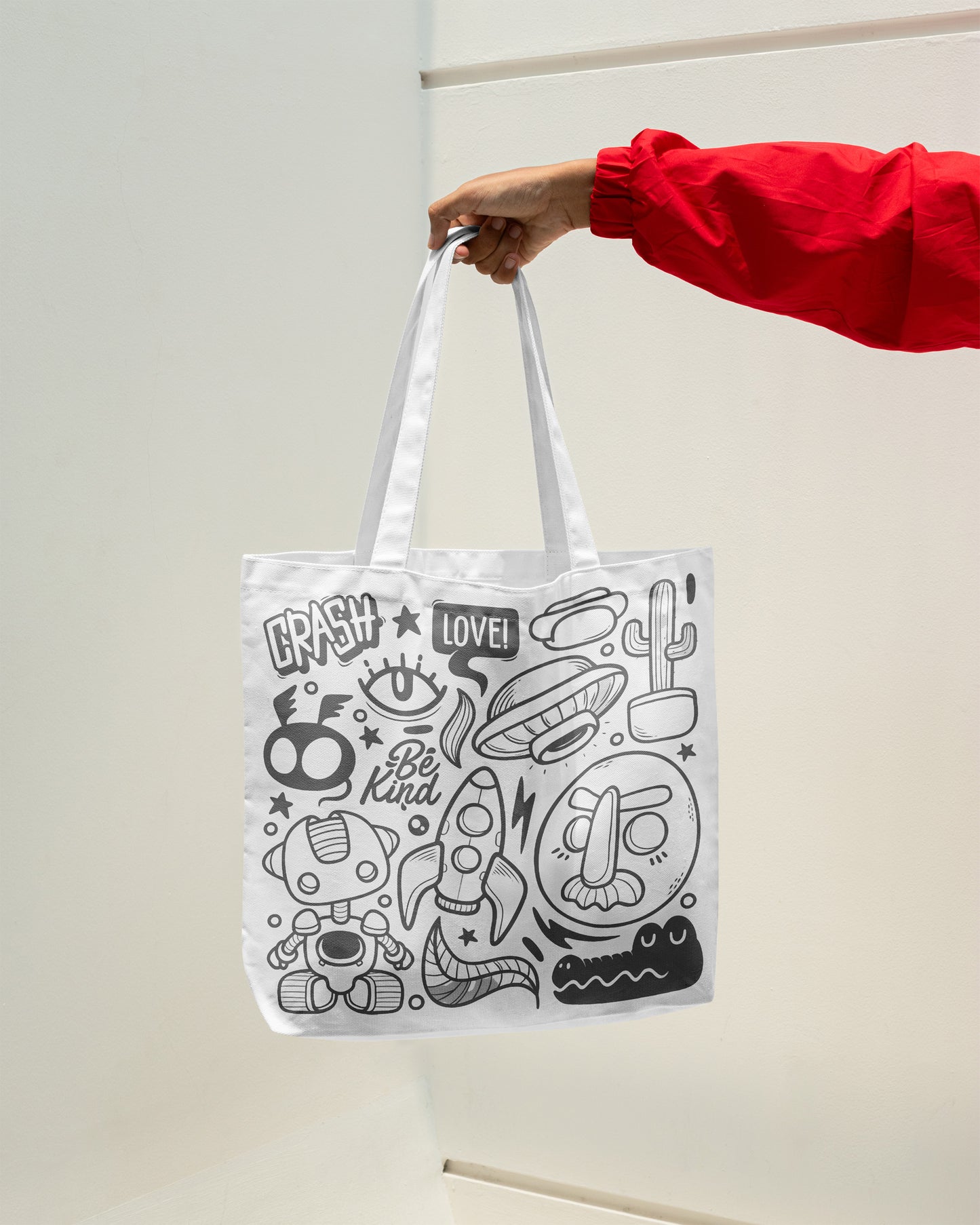 Doodle Love Tote Bag